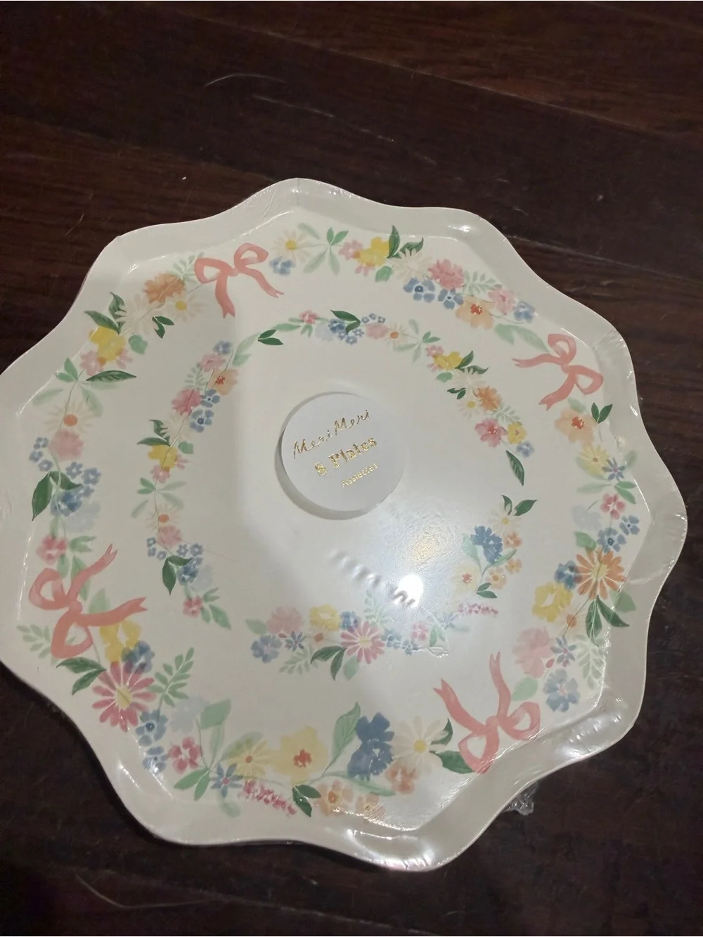 Meri Meri Floral Scallop Party Plates (Brand New in Packaging!!)